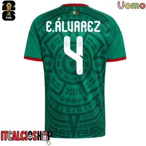 Messico Edson Alvarez #4 Prima Maglia Mondiali 2026 Manica Corta